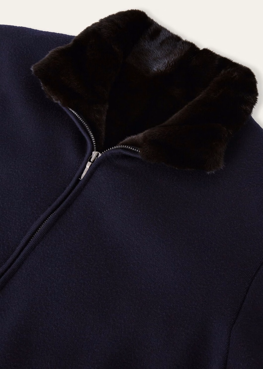 Jaqueta Bomber Shiretoko The Gift of Kings® Azul Marinho
