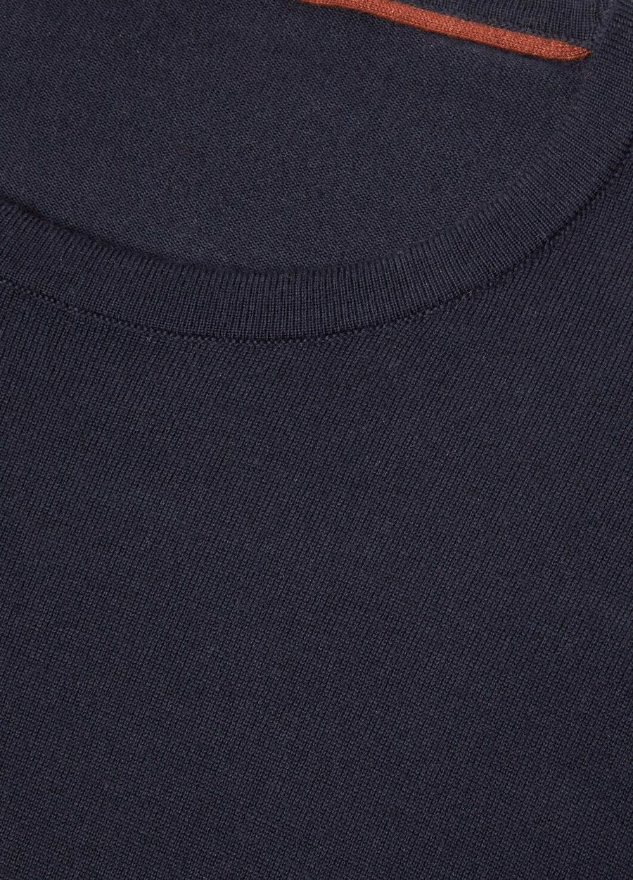Camiseta de gola redonda azul marinho The Gift of Kings®
