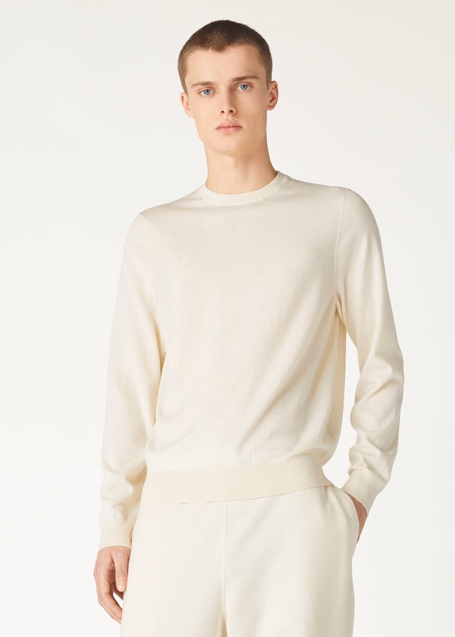 Camiseta de gola redonda Jubilee em cashmere puro Jubilee