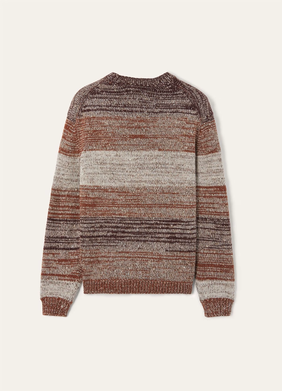 Ispra Crewneck Seda Cashmere Kasha/Noz-moscada/Amora