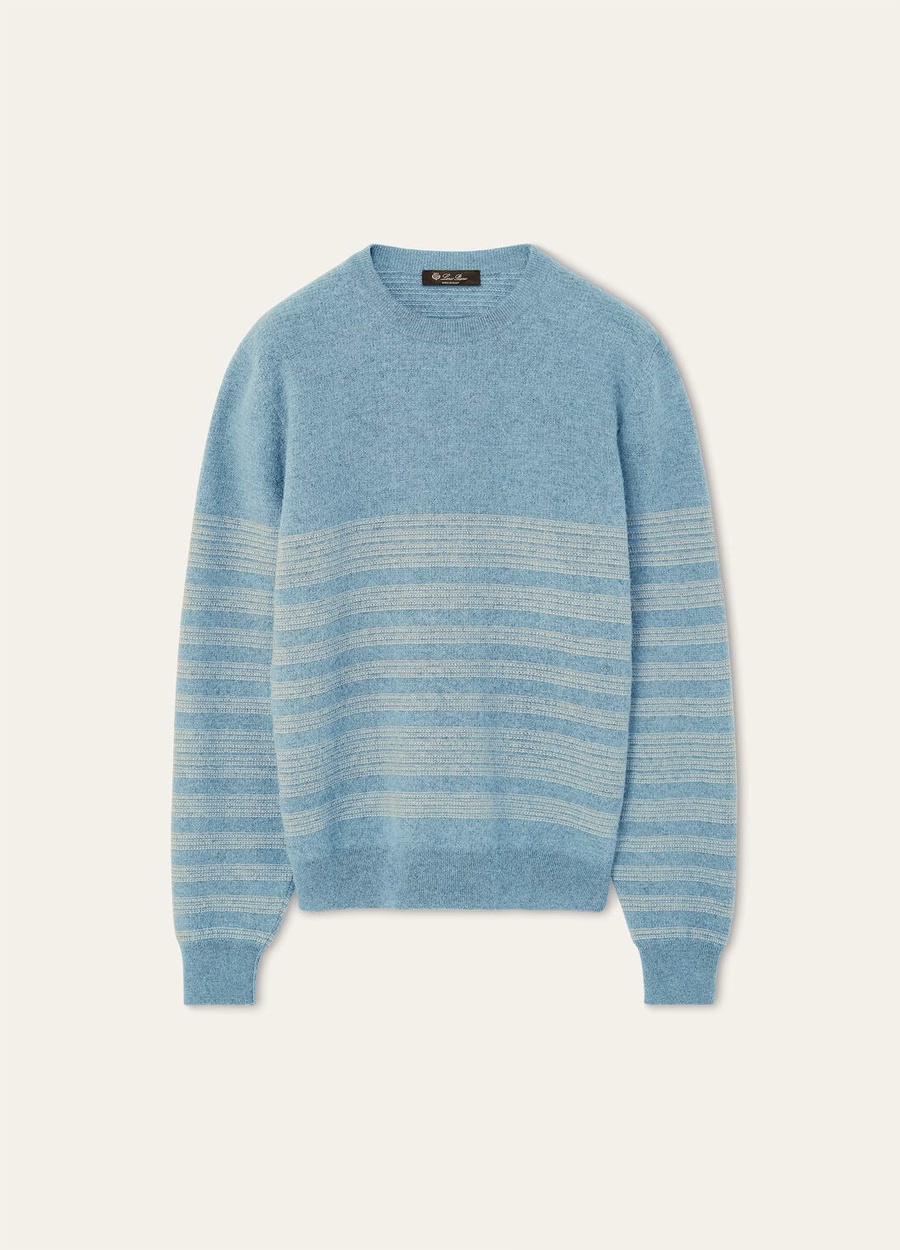 Oggebbio Crewneck Algodão Lã Virgem Riacho da Montanha