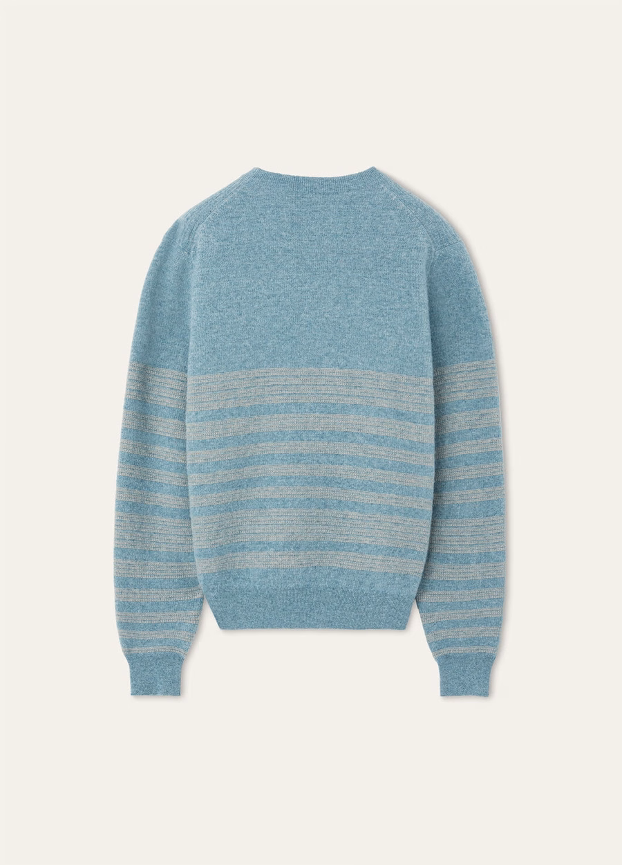 Oggebbio Crewneck Algodão Lã Virgem Riacho da Montanha