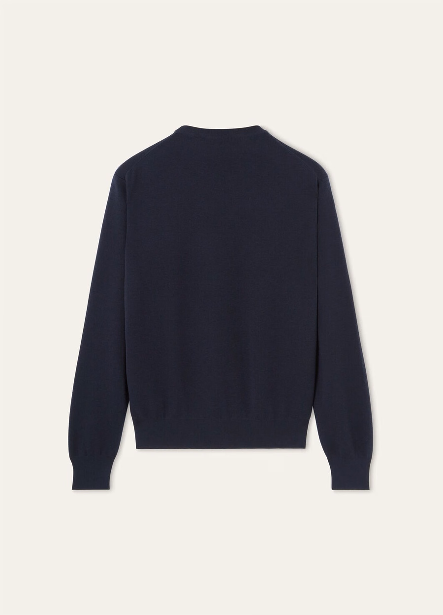 Empire The Gift of Kings® Crewneck Wish® Azul Marinho Lã