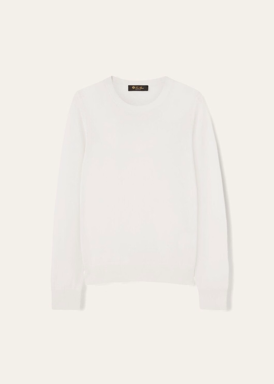 Neo Piuma Crewneck Cashmere Branco