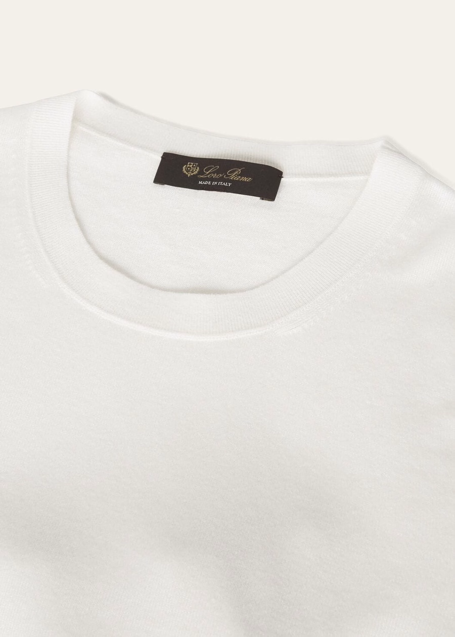 Neo Piuma Crewneck Cashmere Branco