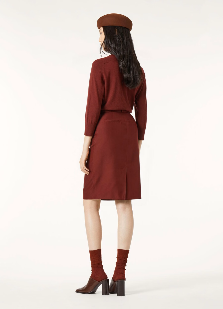 Piuma Crewneck Cashmere Marrom Escuro