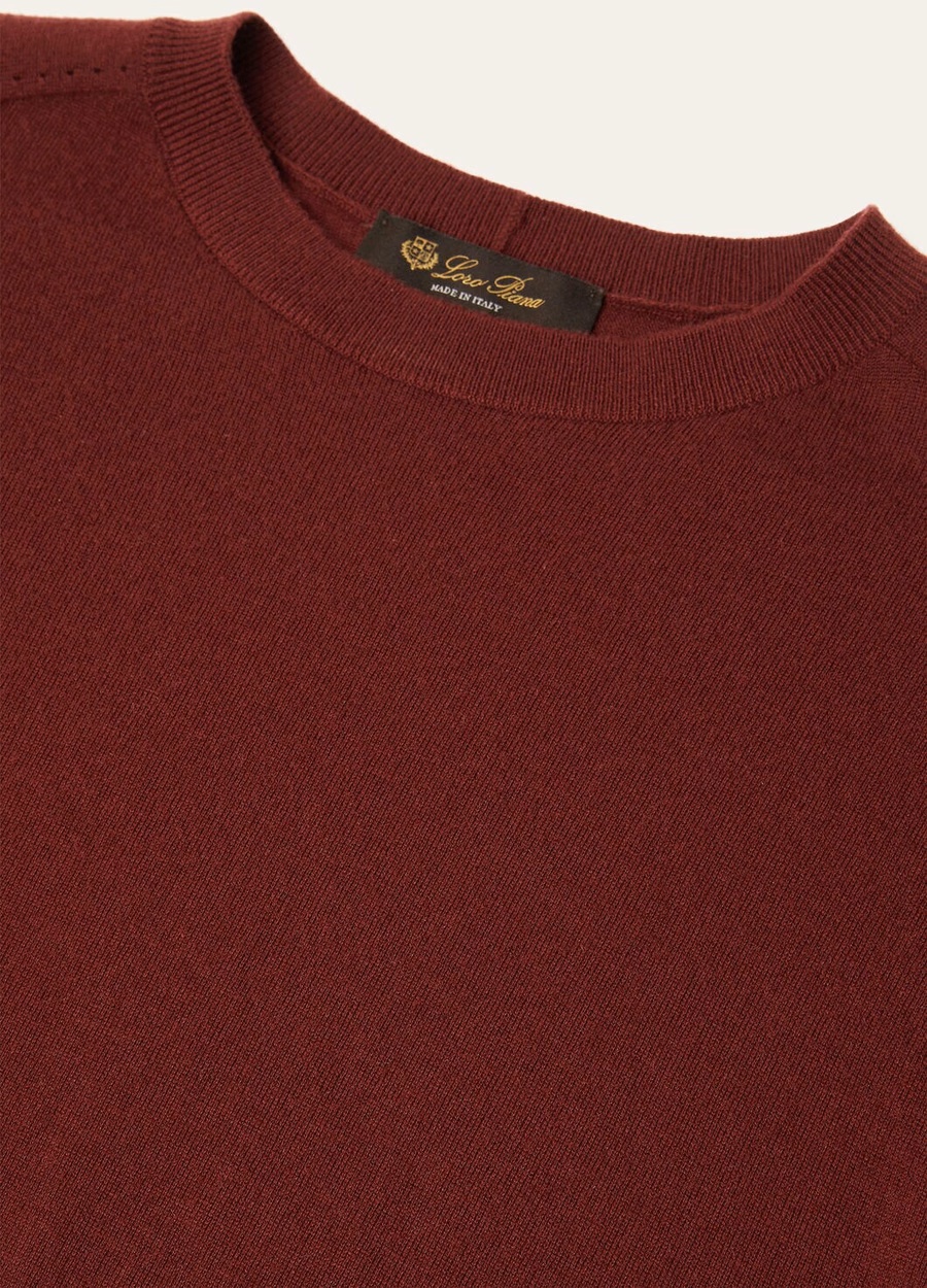 Piuma Crewneck Cashmere Marrom Escuro