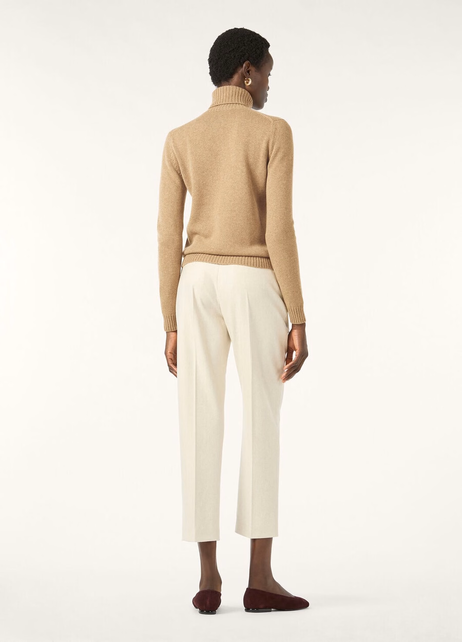 Gola alta Parksville Baby Cashmere Trigo Mesclado Dourado