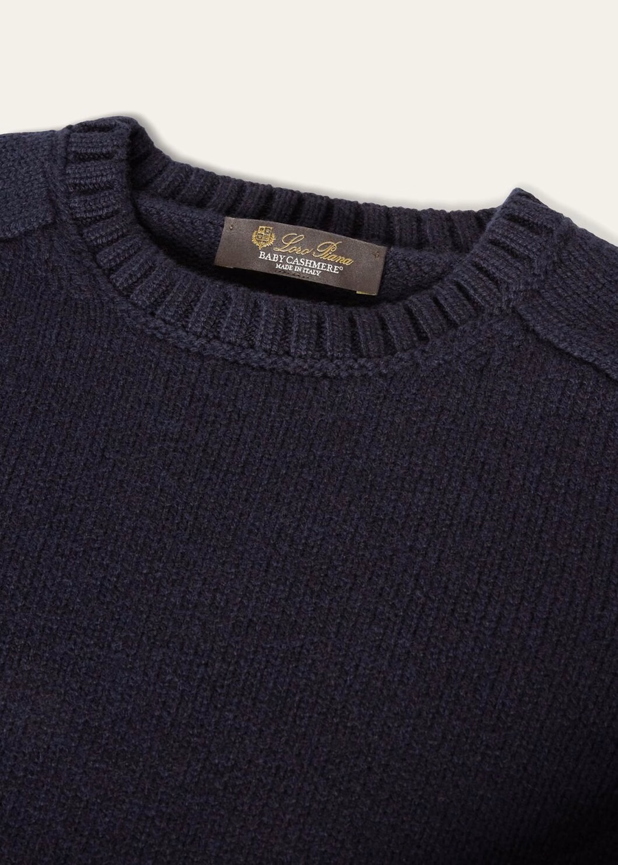 Camiseta Parksville Crewneck Baby Cashmere Azul Marinho
