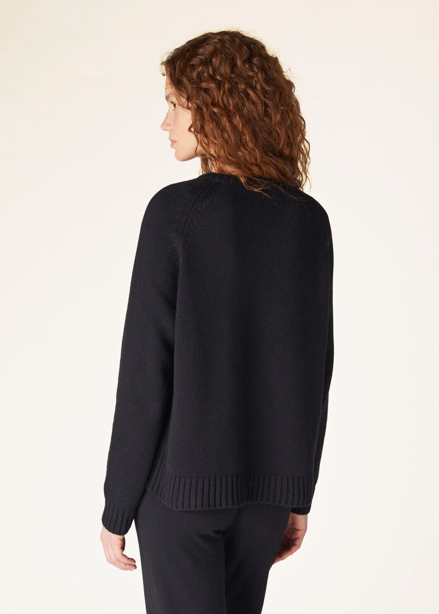 Camiseta Parksville Crewneck Baby Cashmere Preta