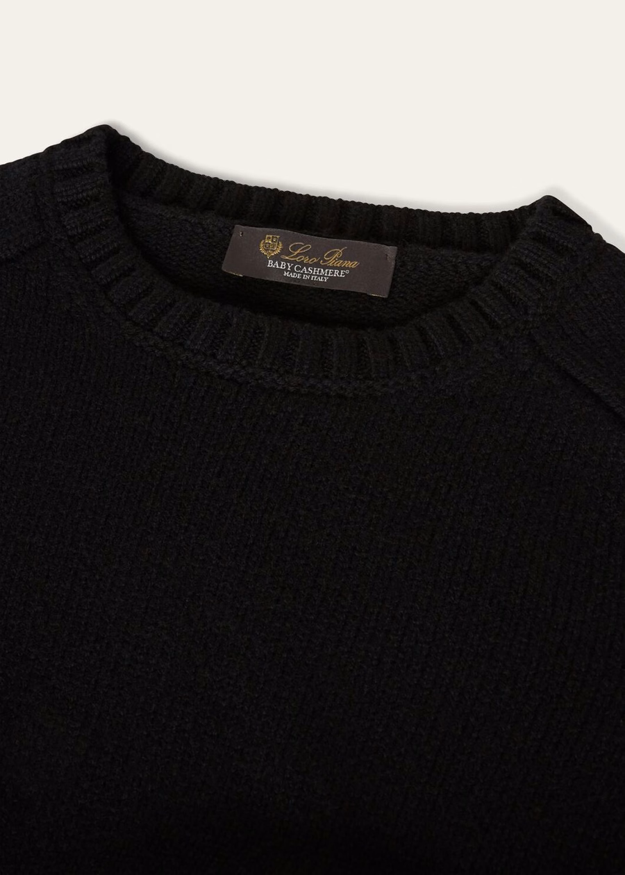 Camiseta Parksville Crewneck Baby Cashmere Preta