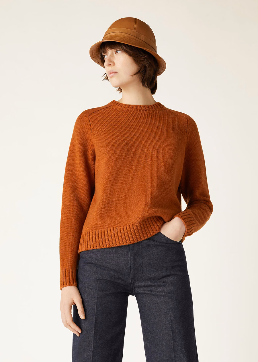 Camiseta Parksville Crewneck Baby Cashmere Autumn Blaze Melange