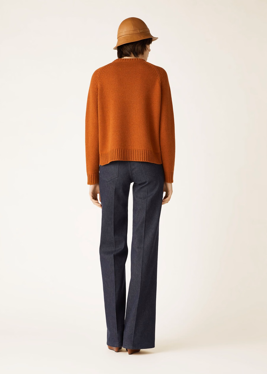 Camiseta Parksville Crewneck Baby Cashmere Autumn Blaze Melange