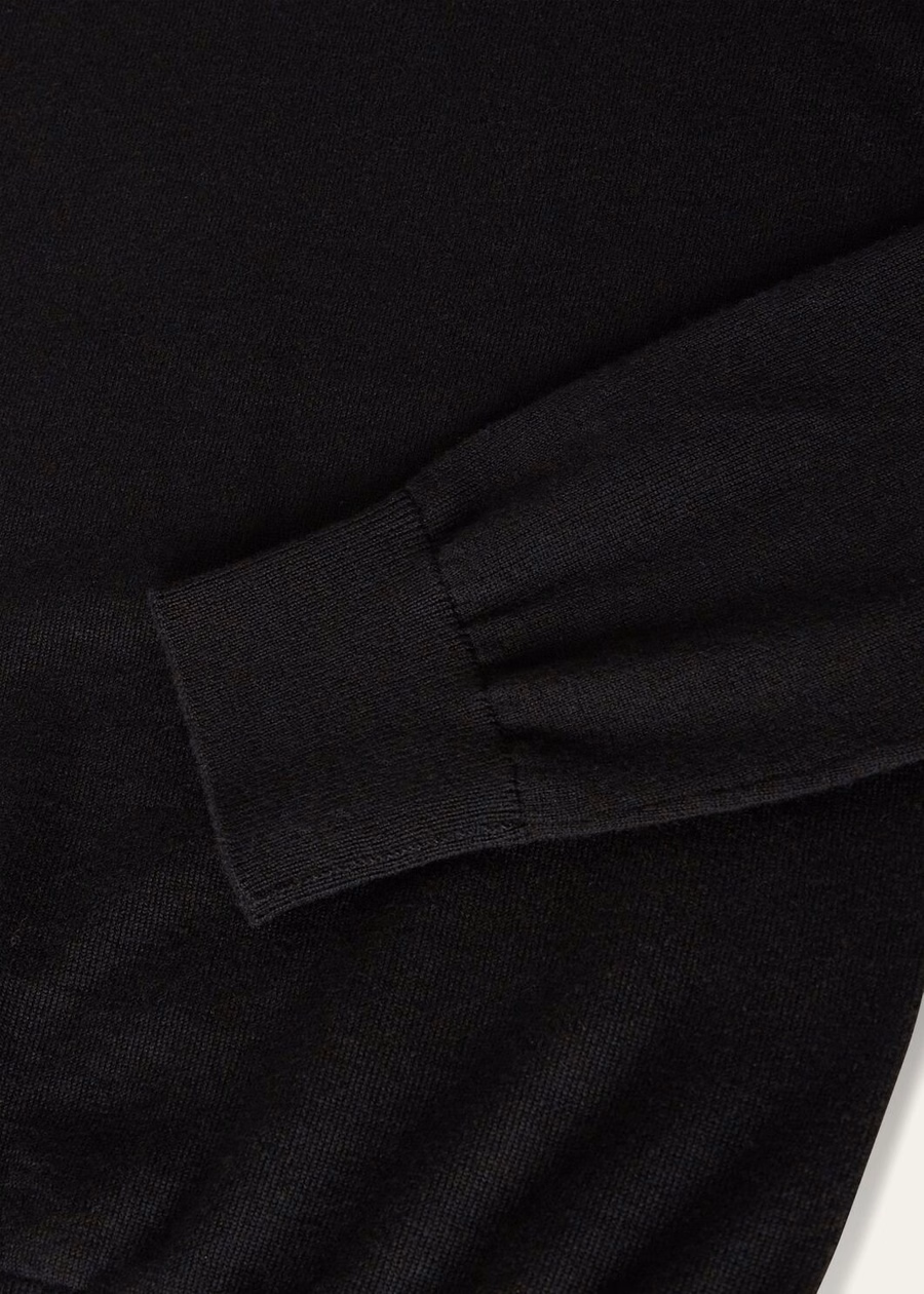 Neo Piuma Gola Alta Cashmere Preto