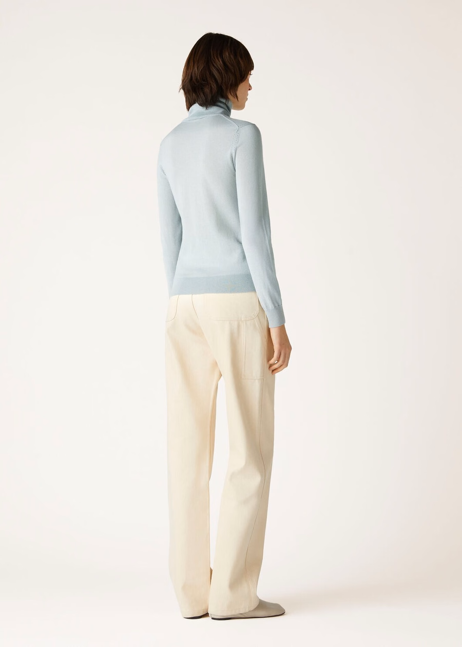 Neo Piuma Gola Alta Cashmere Brisa de Menta