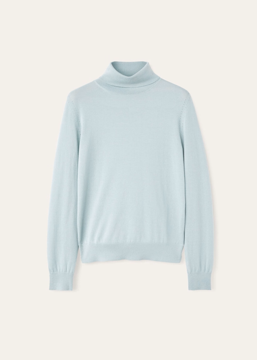 Neo Piuma Gola Alta Cashmere Brisa de Menta