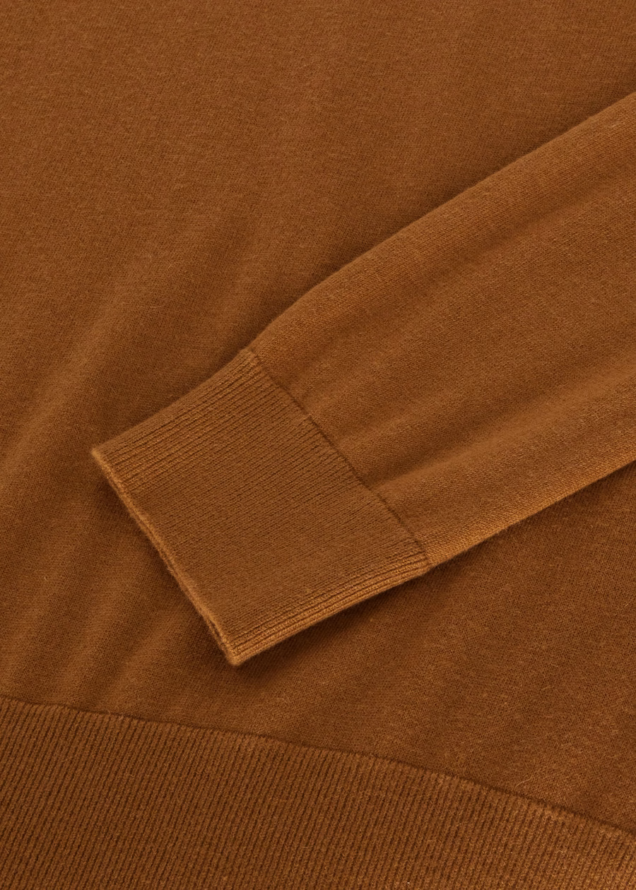 Crewneck Vicuña Natural Escuro Vicuña