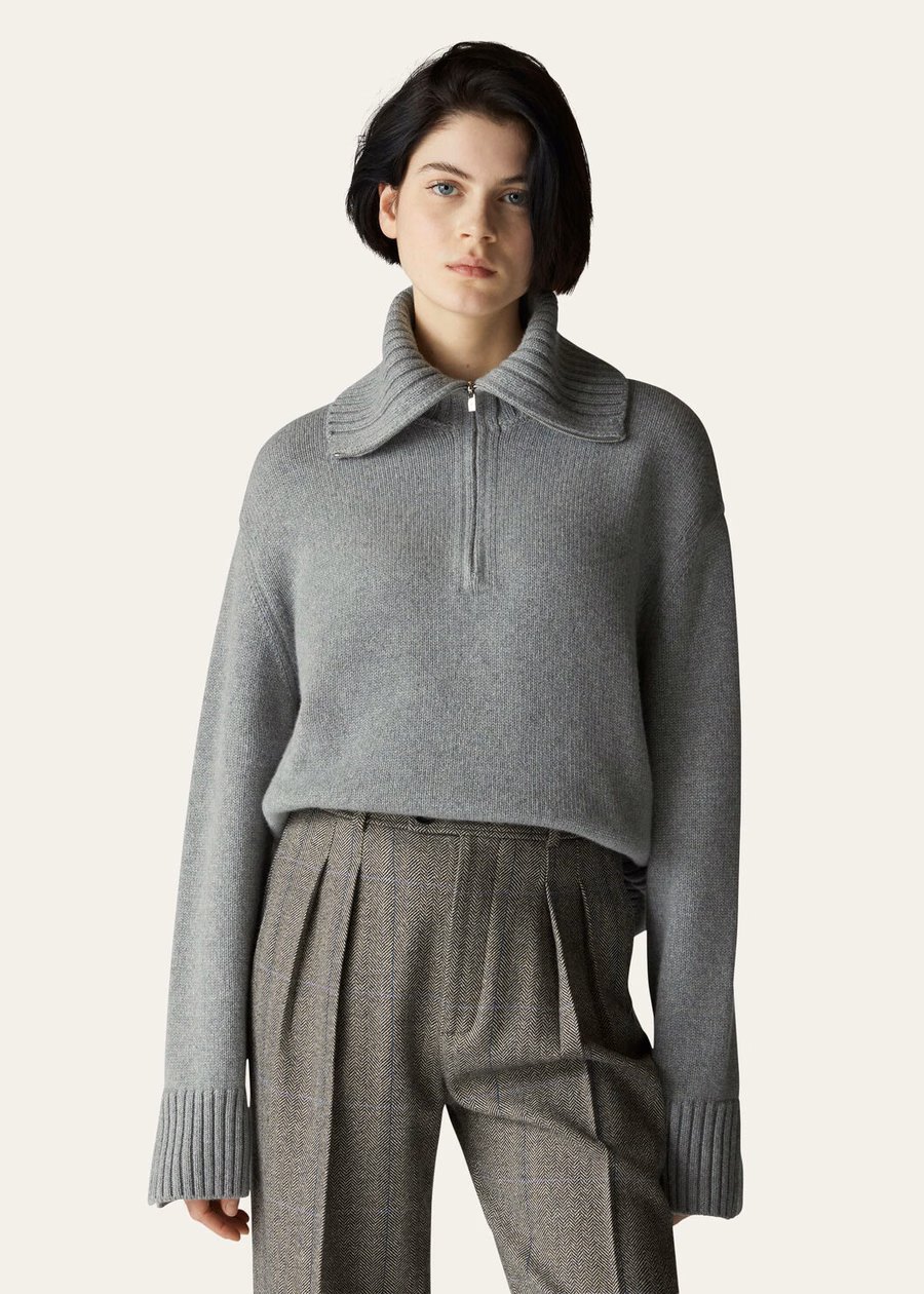 Suéter de cashmere e flanela mesclada para bebê da Parksville
