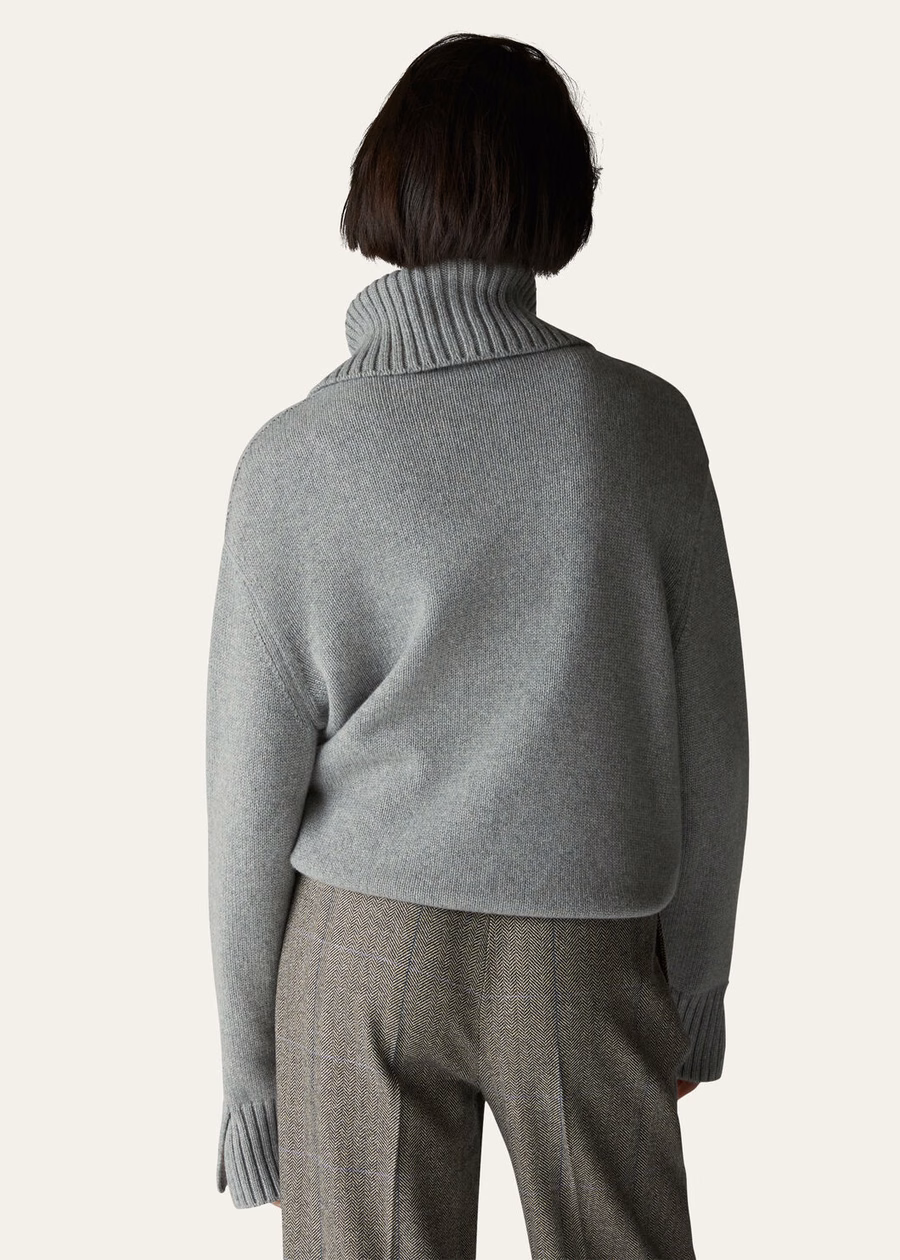Suéter de cashmere e flanela mesclada para bebê da Parksville