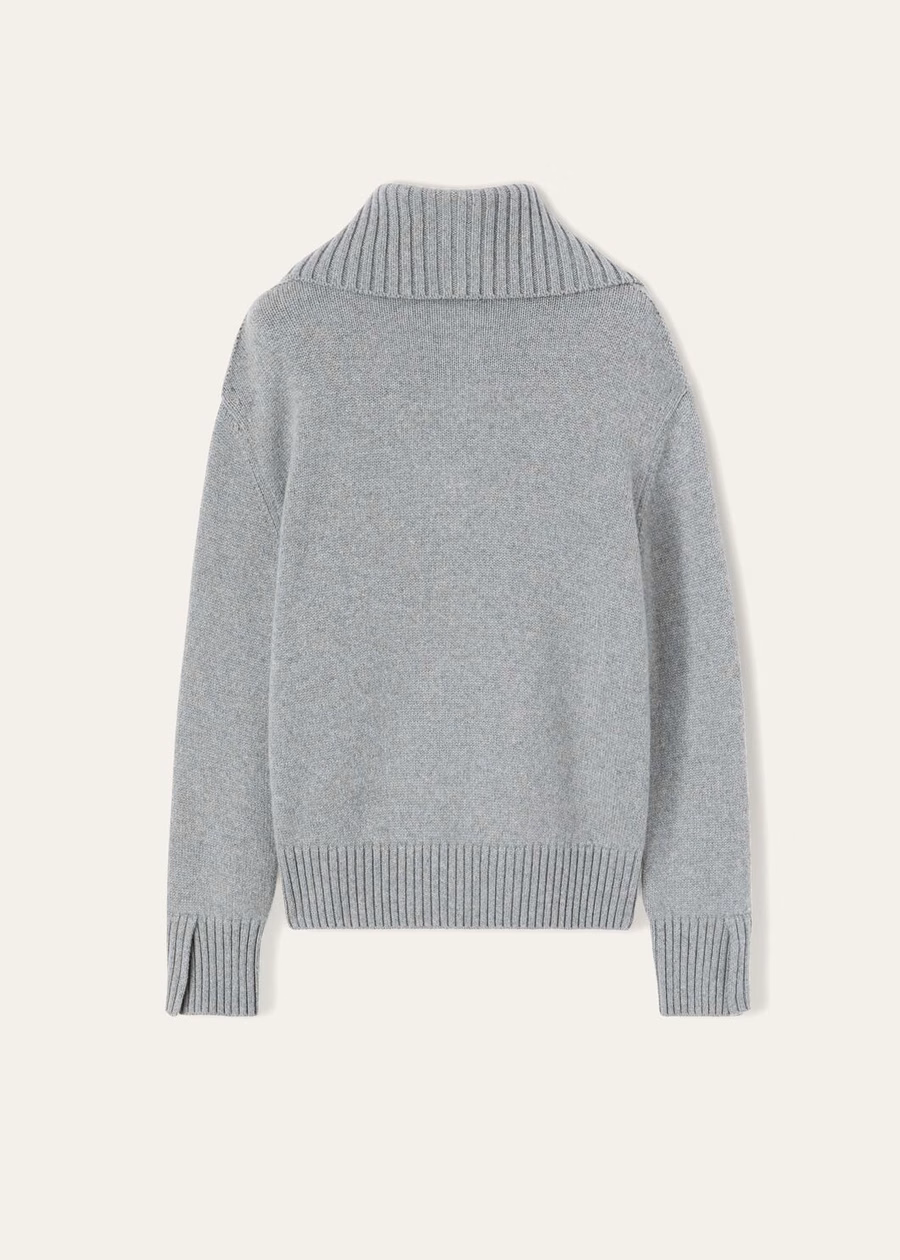 Suéter de cashmere e flanela mesclada para bebê da Parksville