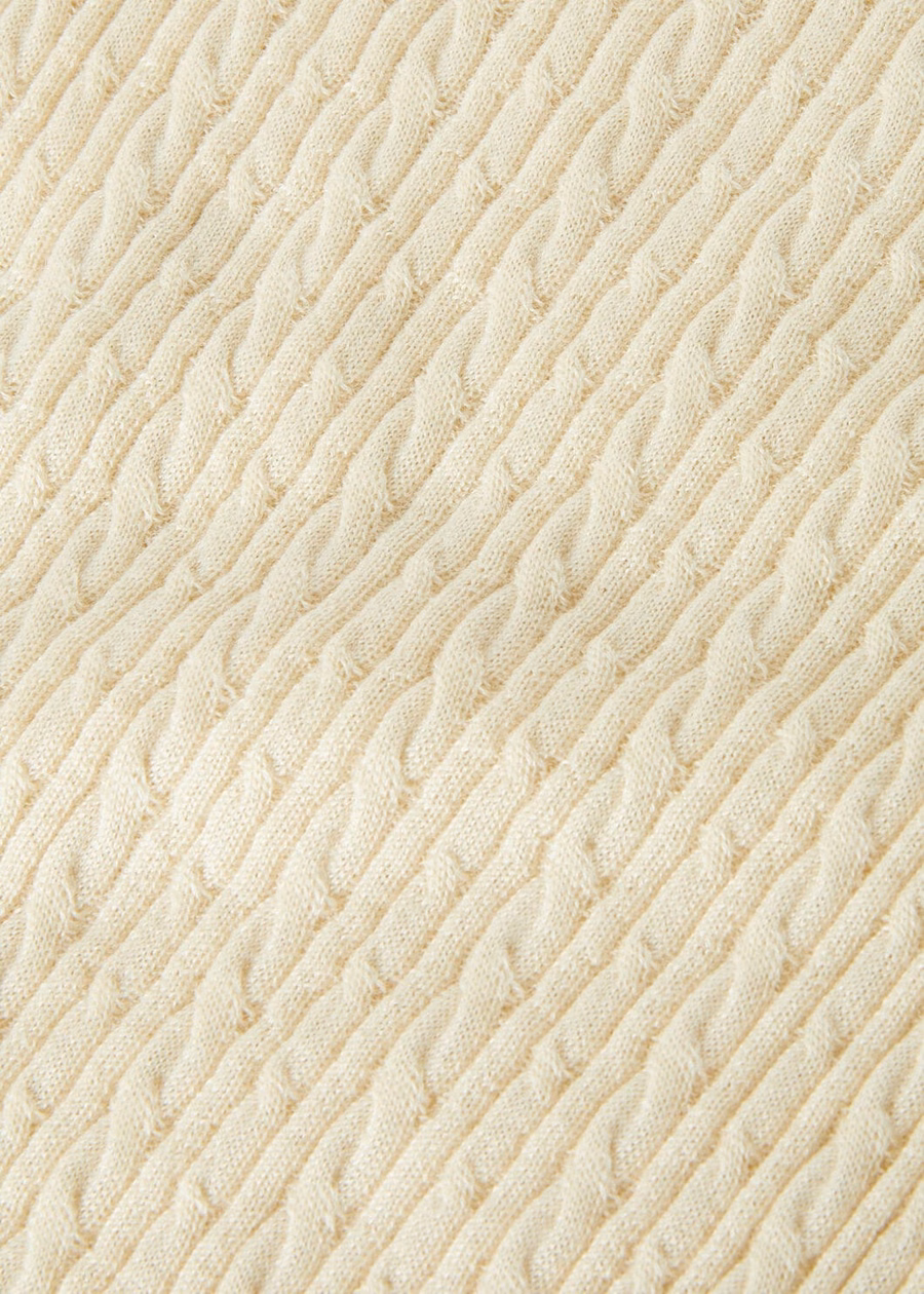 Top Rimella em seda, cashmere e creme de caju.