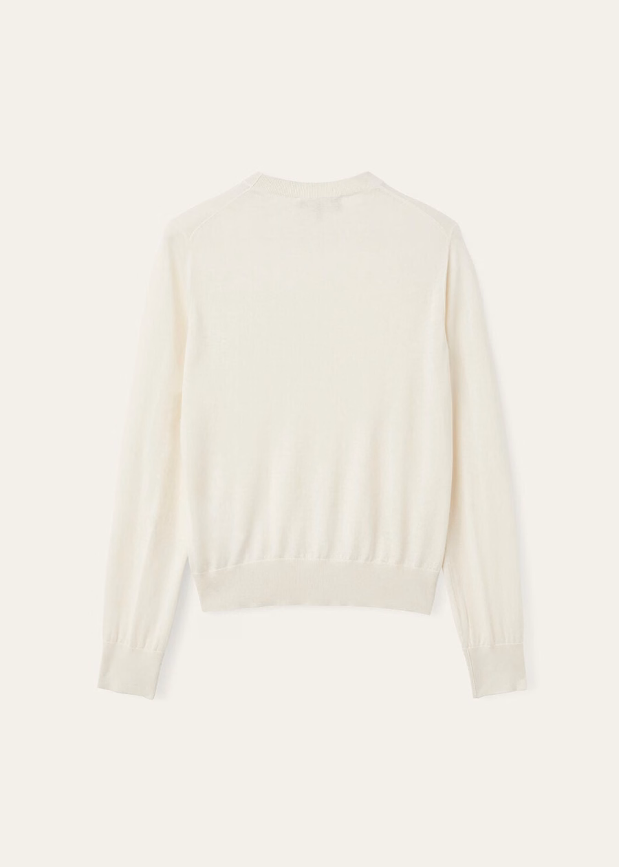 Camiseta de gola redonda Jubilee em cashmere puro Jubilee