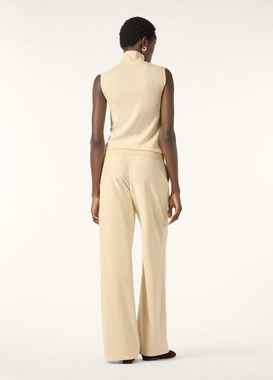 Top de cashmere macio como manteiga