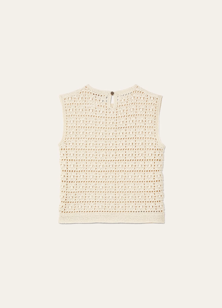 Top Arola ABACA Nougat Cashmere