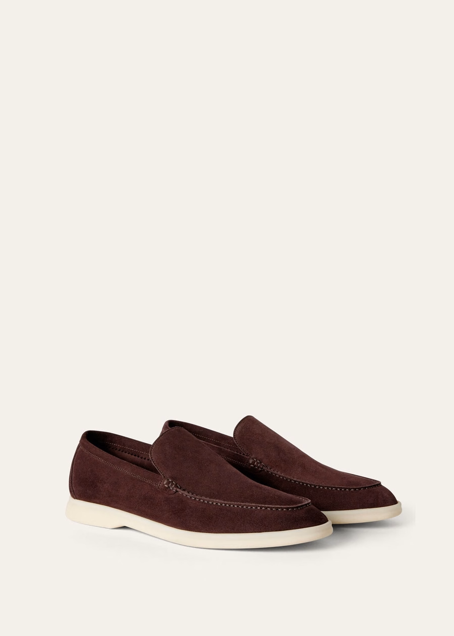 Mocassim Summer Walk em camurça Amarone