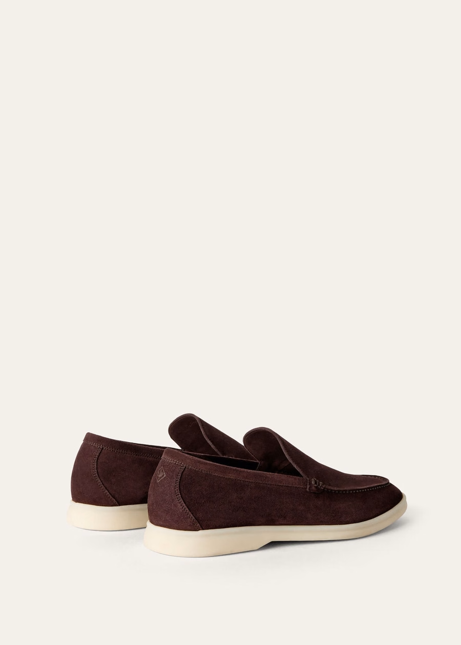 Mocassim Summer Walk em camurça Amarone