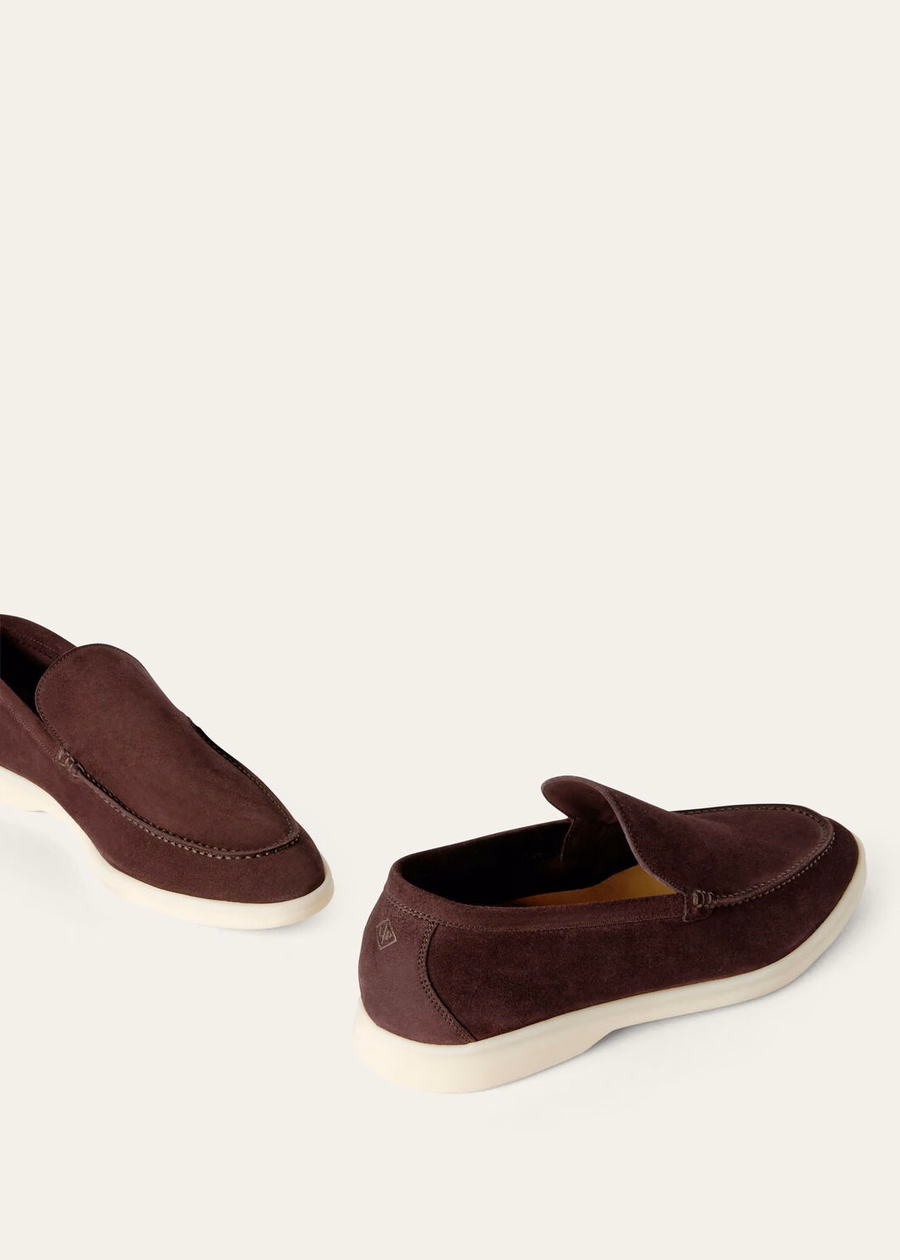 Mocassim Summer Walk em camurça Amarone