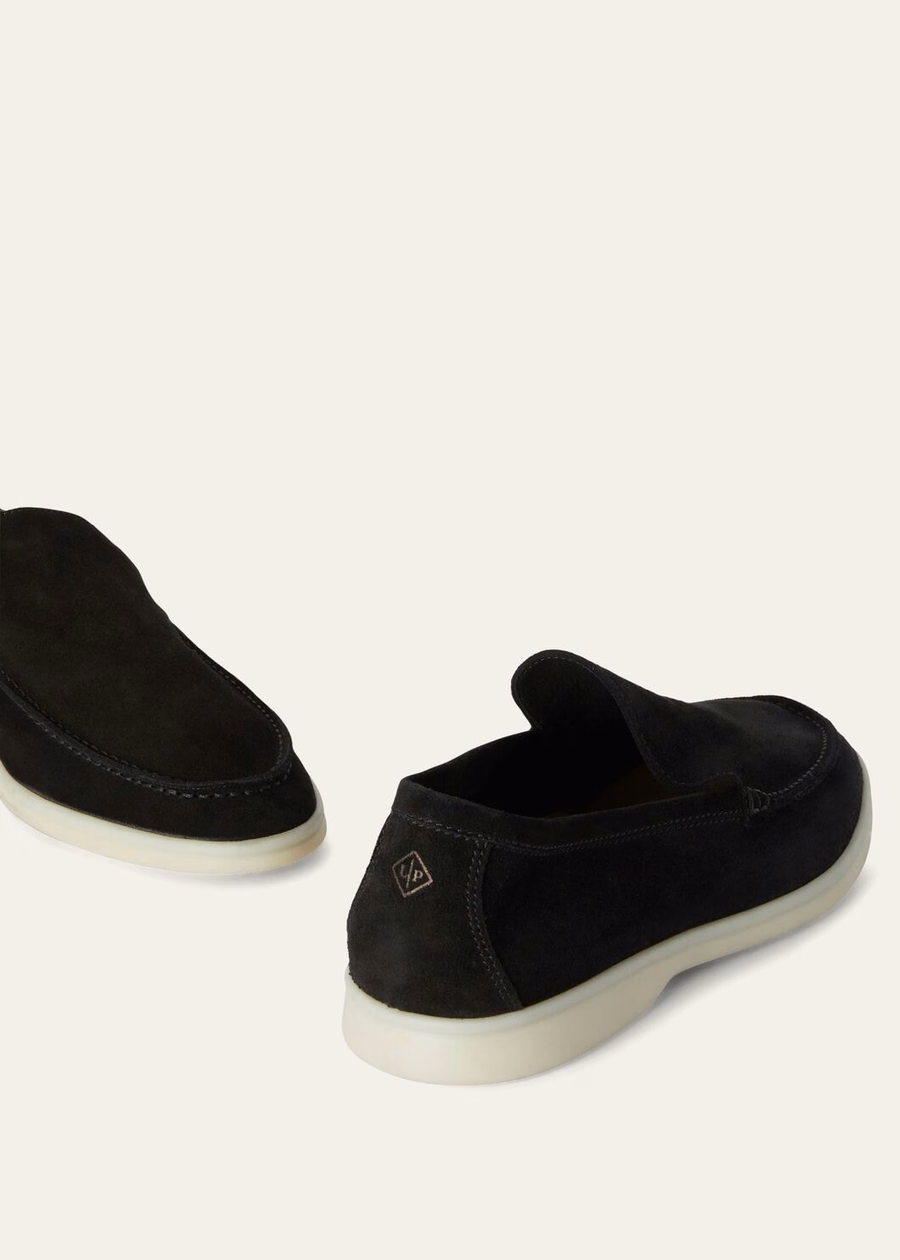 Mocassim Summer Walk em camurça preta