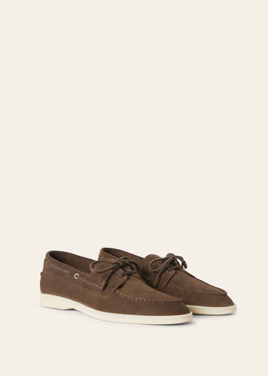 Mocassim Sea-Sail Walk em couro de boi Incenso NL