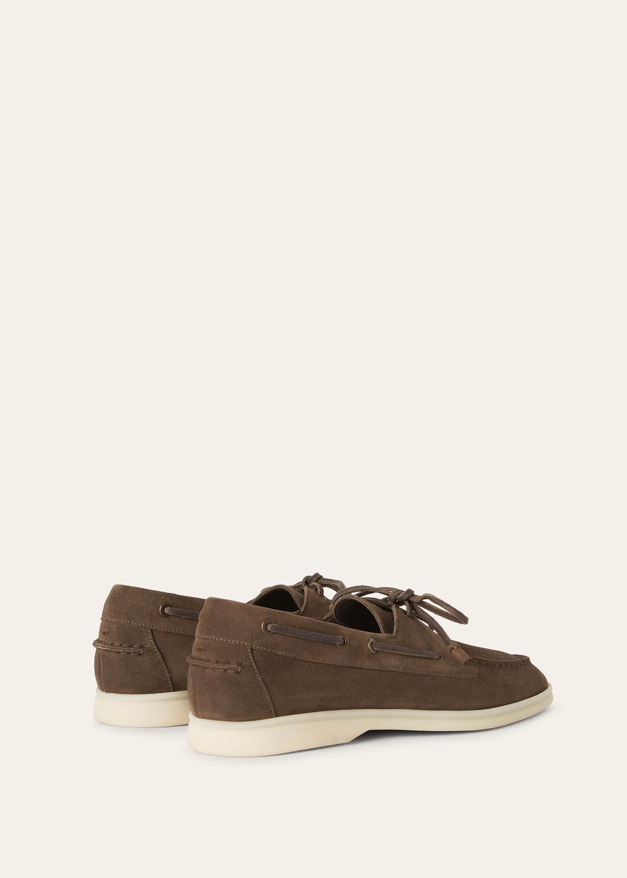 Mocassim Sea-Sail Walk em couro de boi Incenso NL