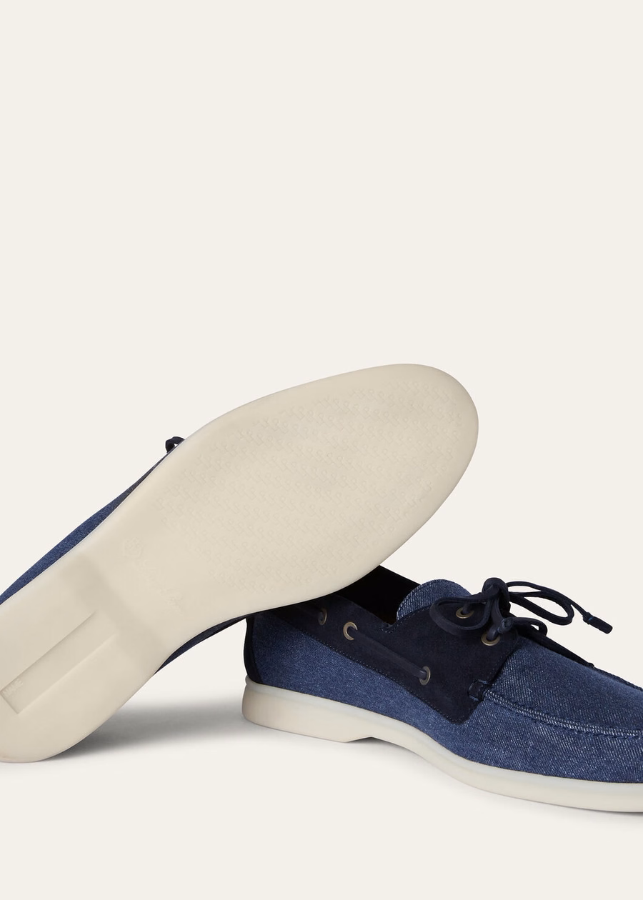 Mocassim Sea-Sail Walk Denim Flower Surge Azul