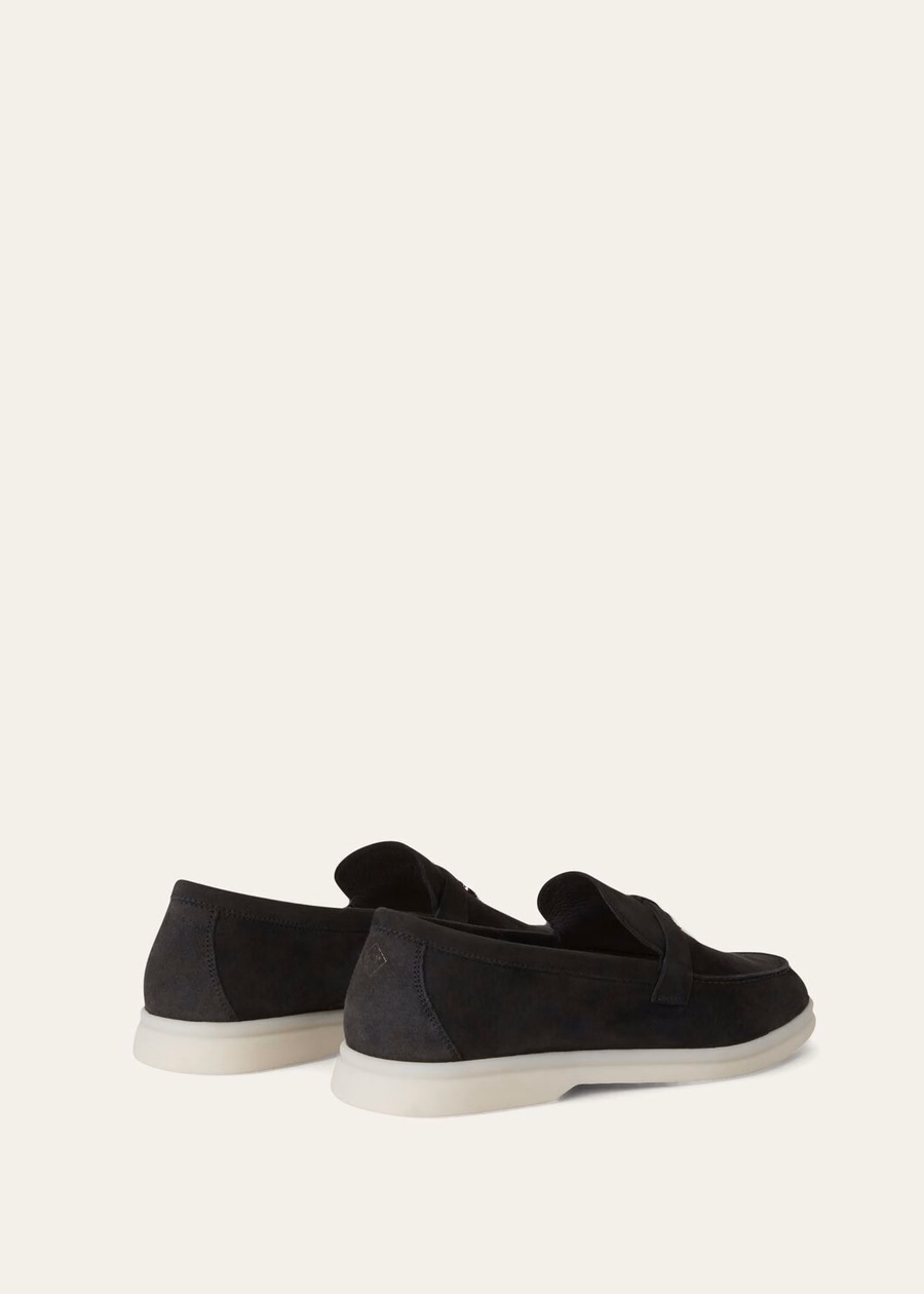 Mocassim Summer Charms Walk em camurça caviar