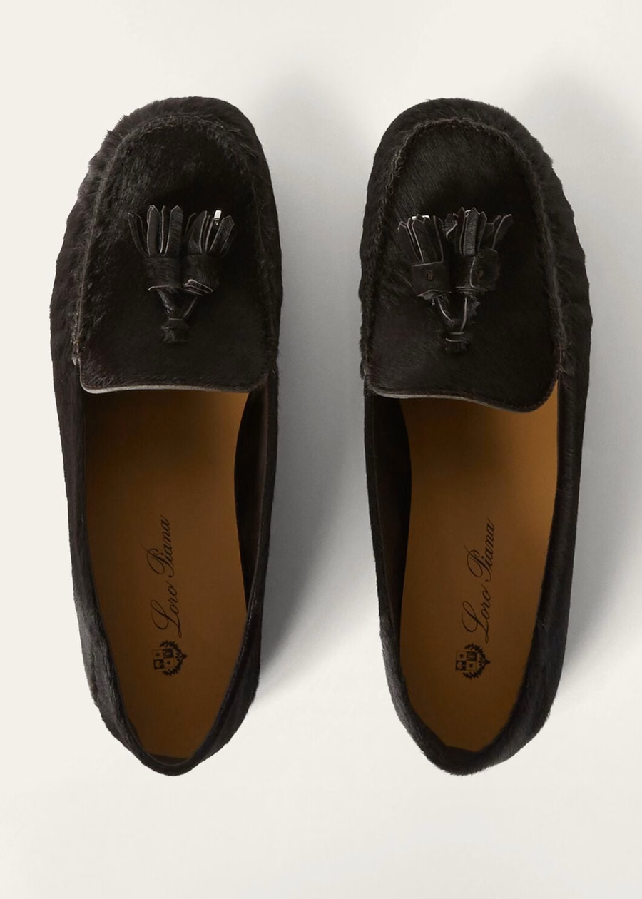 Mocassim Dot Sole Walk em pele de vitelo, cor chocolate