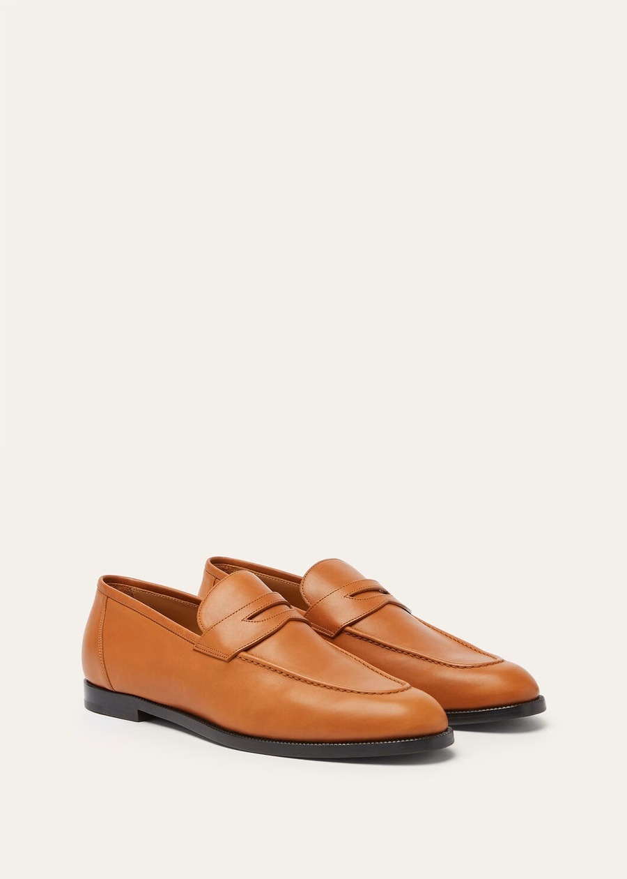 Mocassim Sergio em couro de bezerro Wot