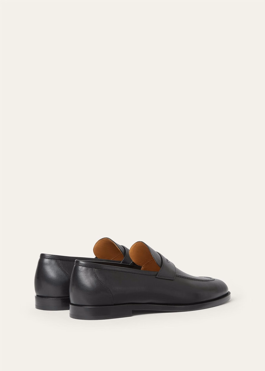 Mocassim Sergio em pele de vitelo preta