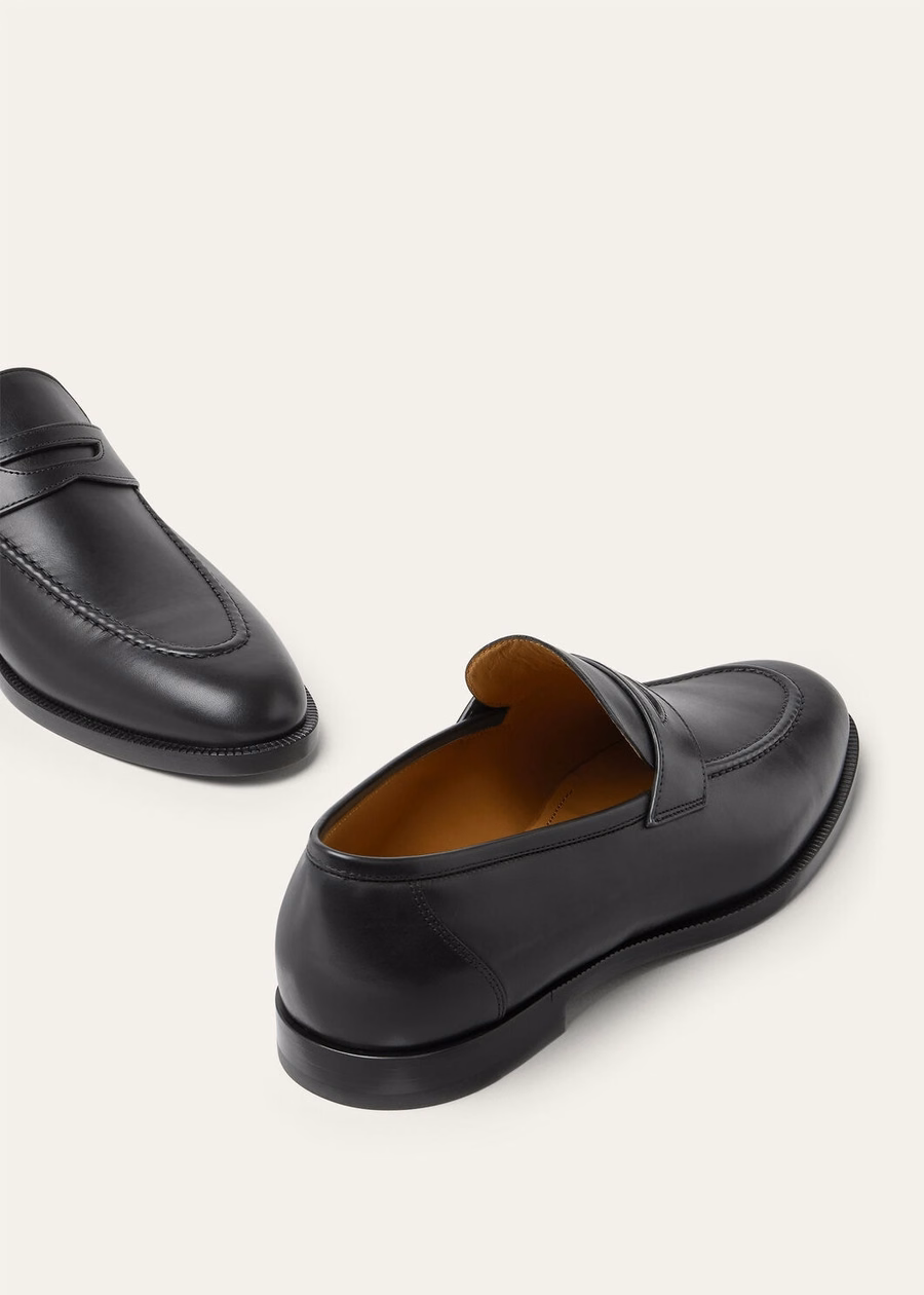 Mocassim Sergio em pele de vitelo preta