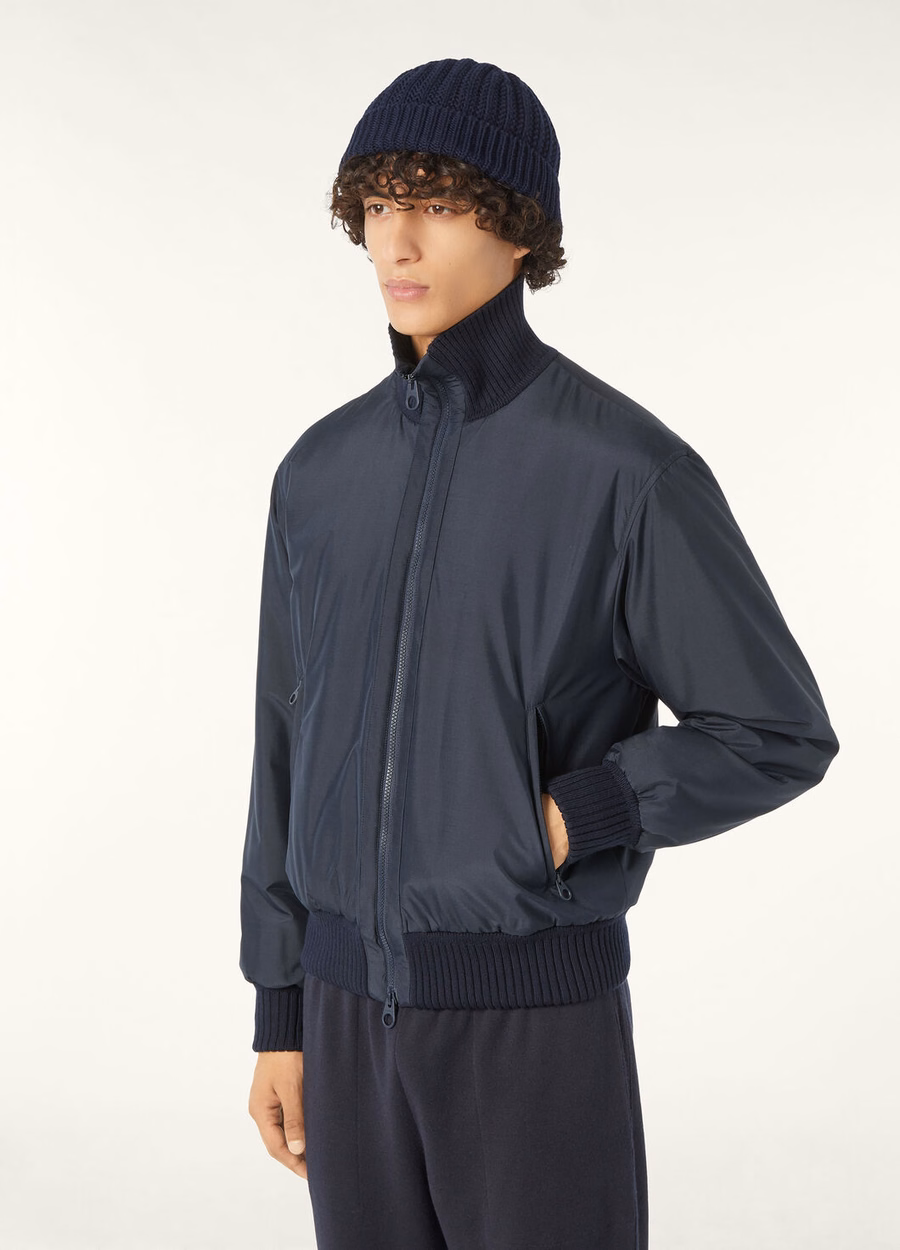 Jaqueta Bomber Denzel Silk - Storm System® Azul Marinho