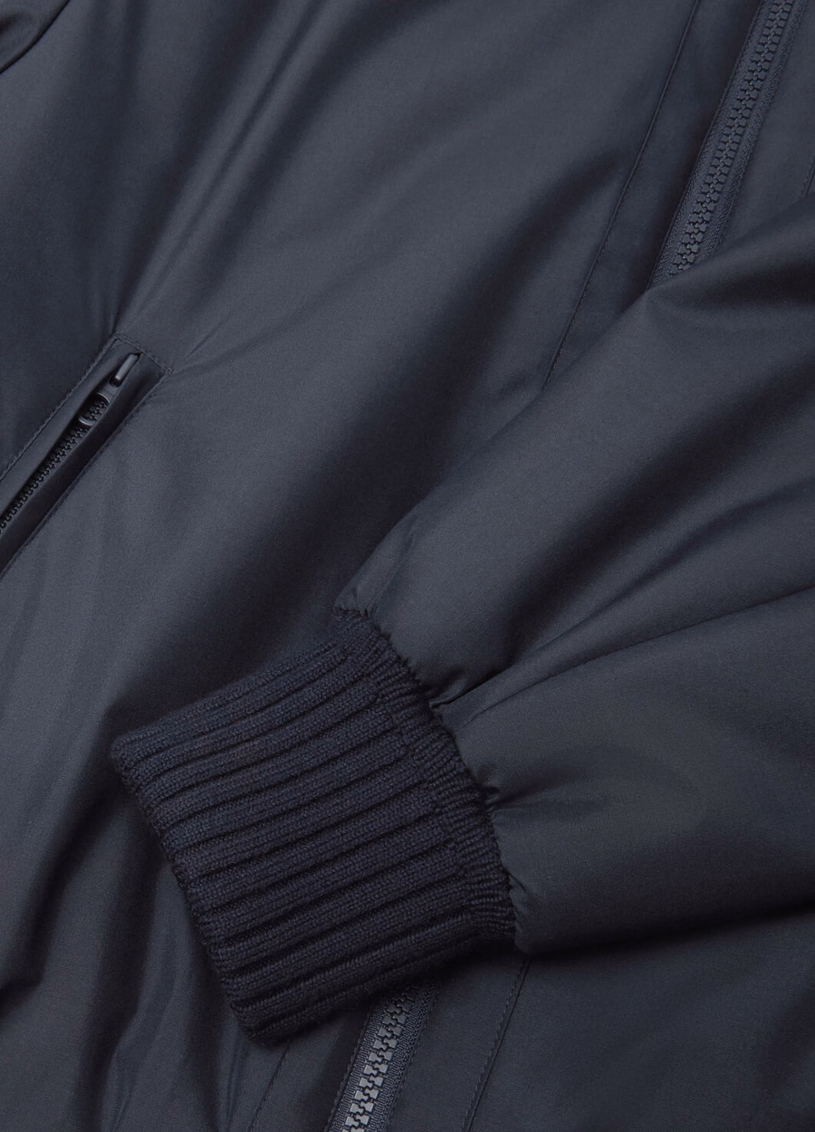 Jaqueta Bomber Denzel Silk - Storm System® Azul Marinho