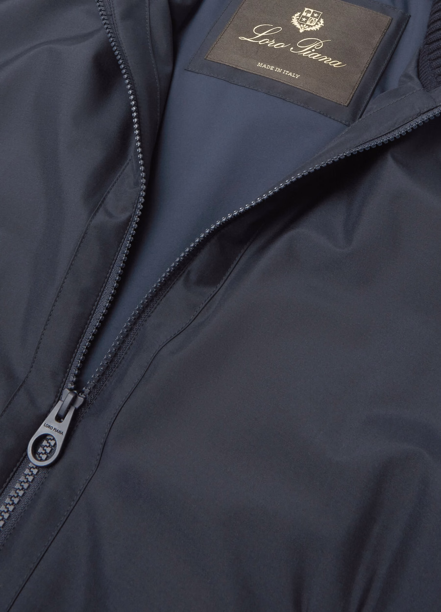 Jaqueta Bomber Denzel Silk - Storm System® Azul Marinho