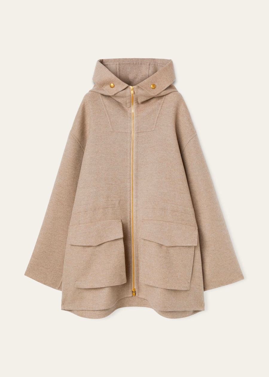 Jaqueta Lamar Cashmere Marrom Natural