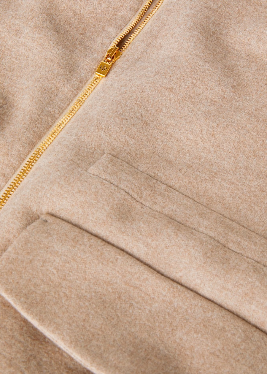 Jaqueta Lamar Cashmere Marrom Natural