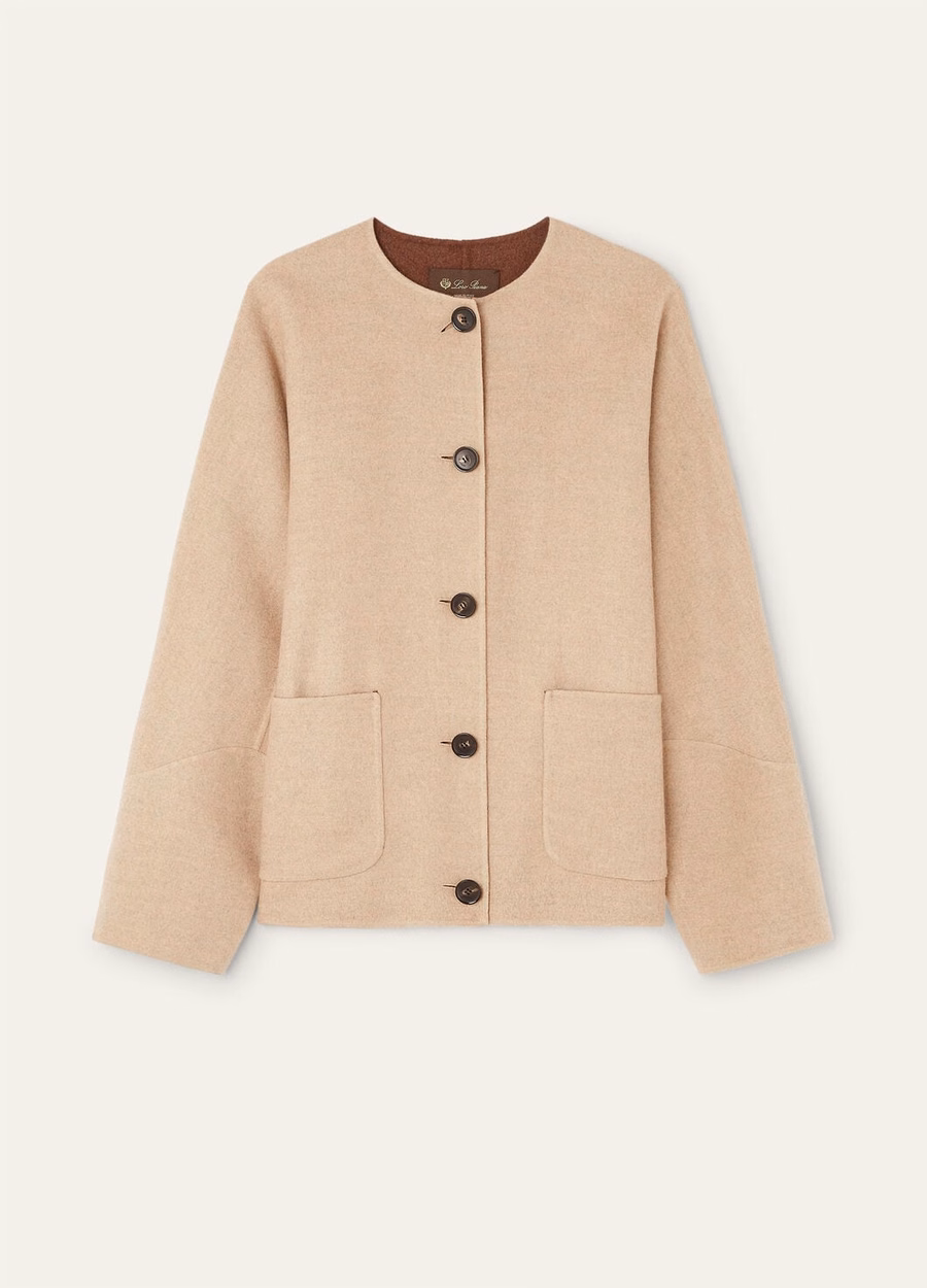Jaqueta Navid Cashmere Rosa Granite Melange