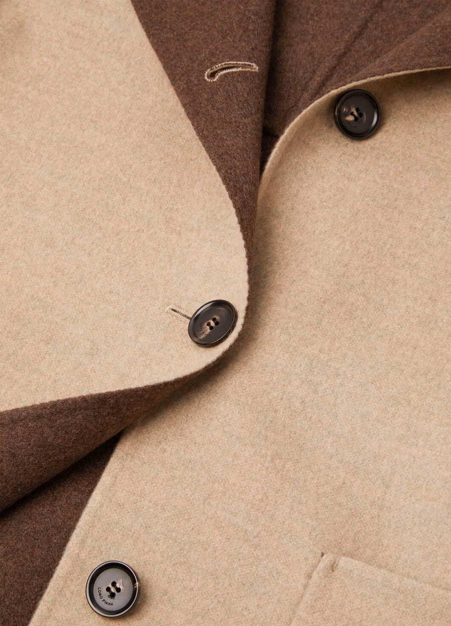 Jaqueta Navid Cashmere Rosa Granite Melange