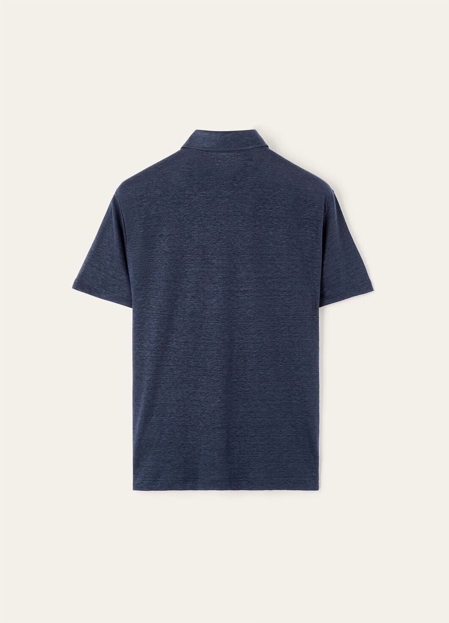 Camisa polo azul marinho