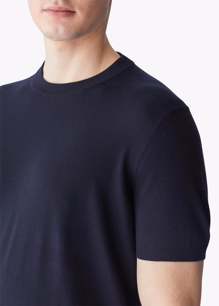 Camiseta de gola redonda azul marinho The Gift of Kings®