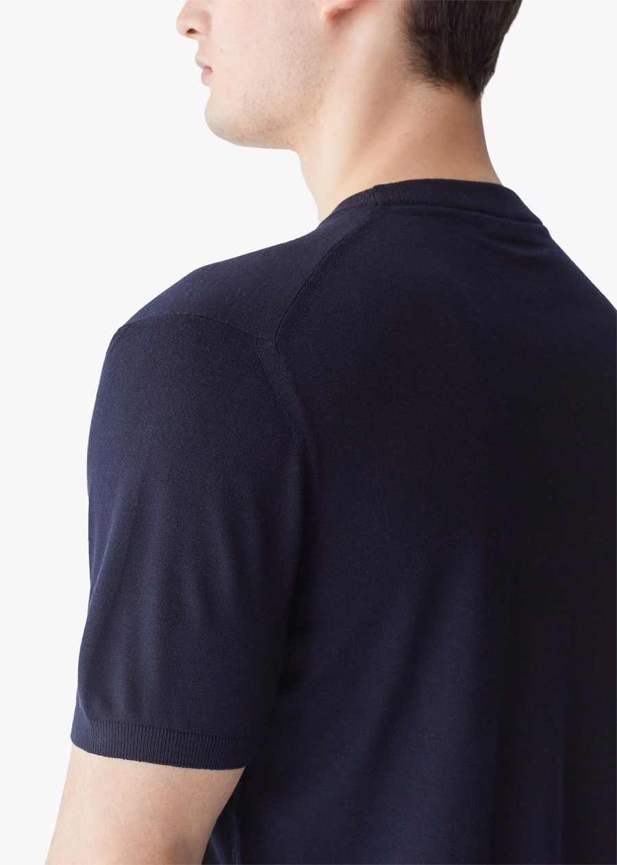 Camiseta de gola redonda azul marinho The Gift of Kings®